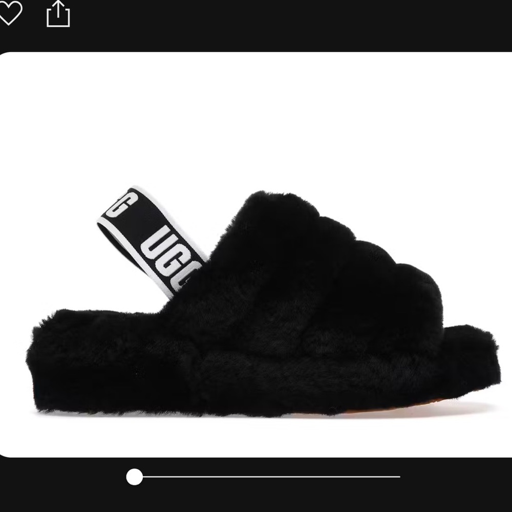 Ugg fluff yeah slide size 9